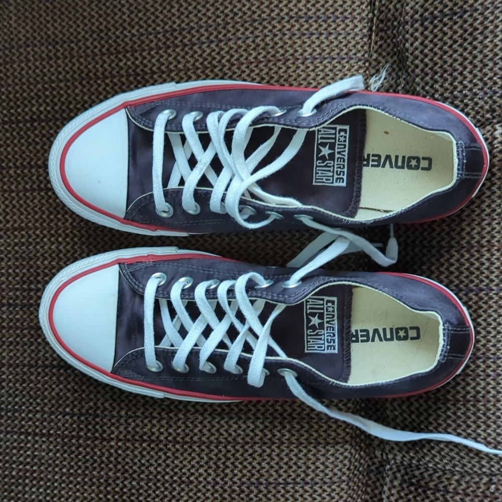 Converse All Star black sneakers. Women's size 7. Black.